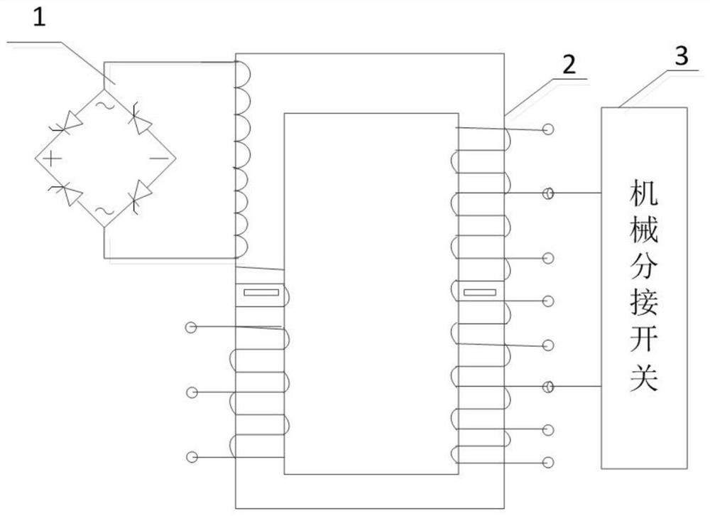 A method of magnetic control disturbance line selection for arc suppressing coil