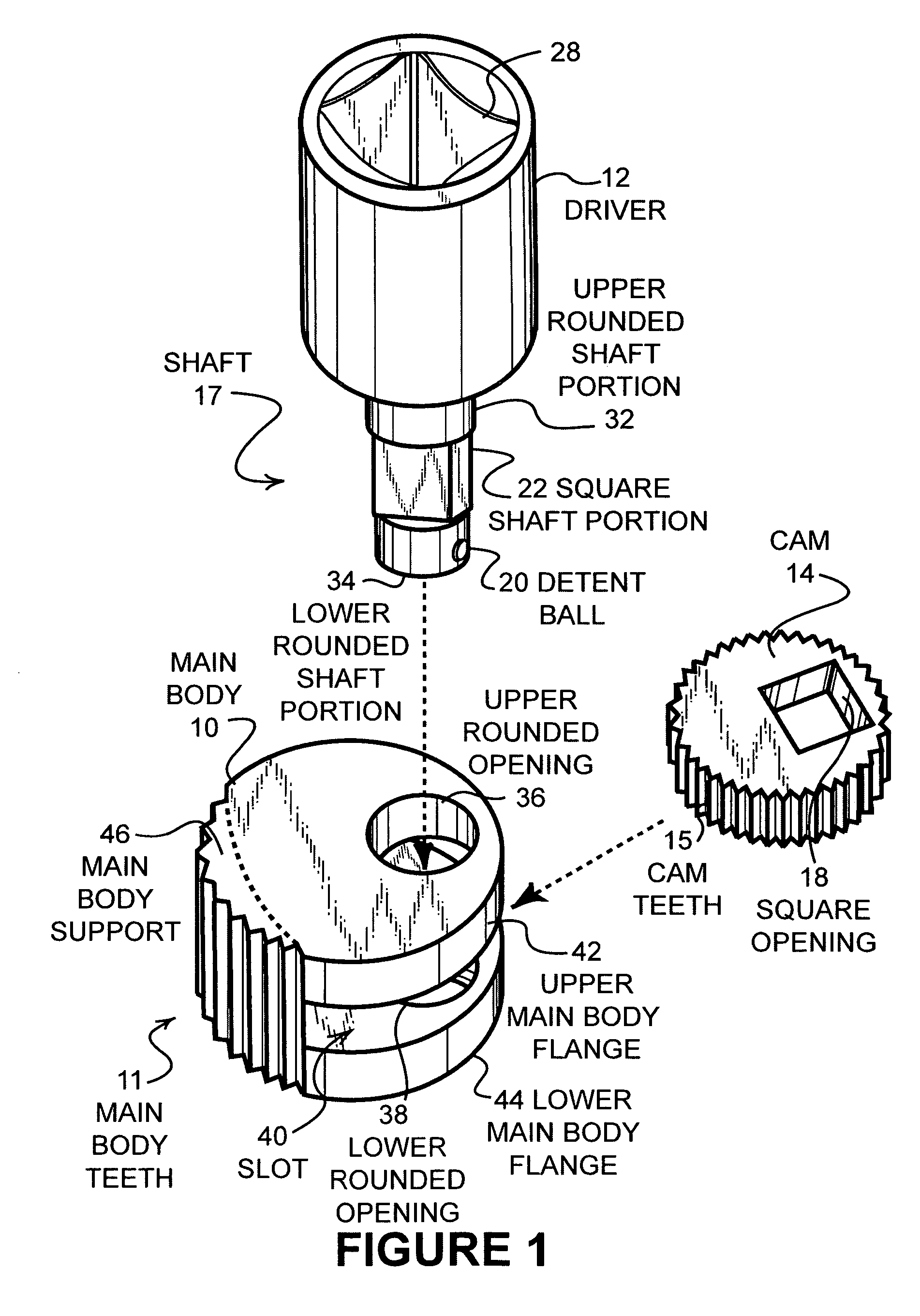 Tool for removing and tightening screw-on drains