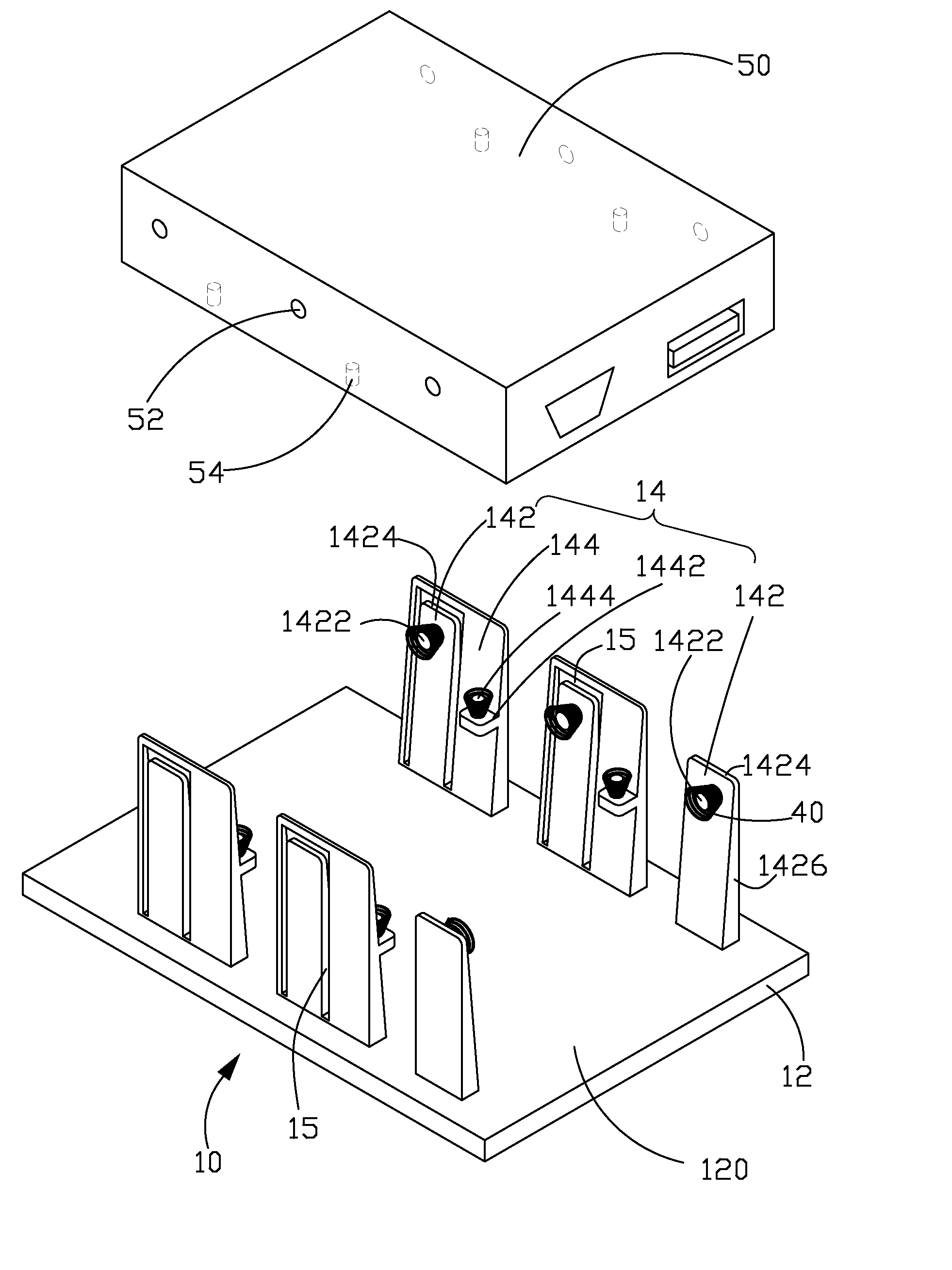 Hard disk bracket and electronic device employing the same