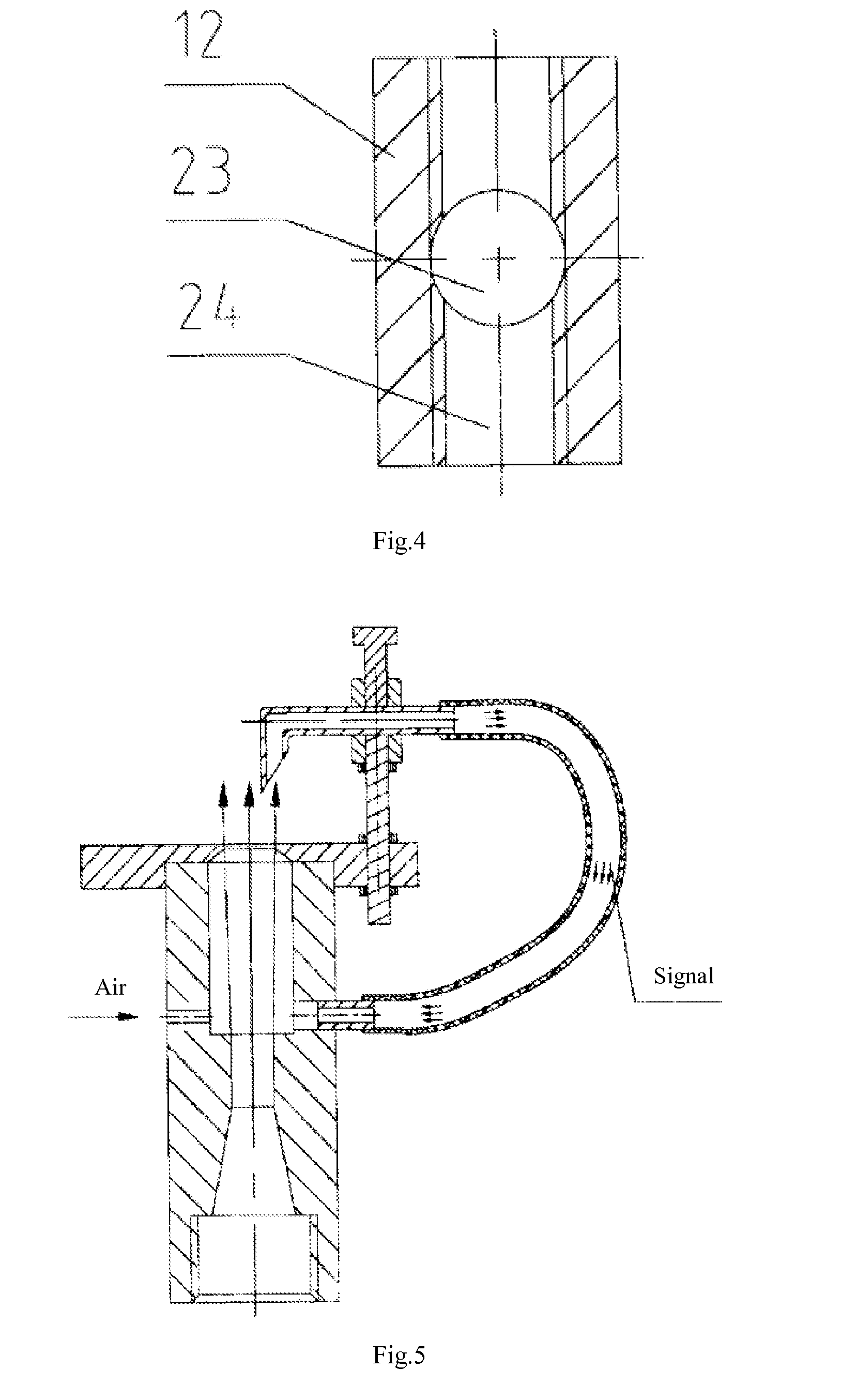 Double-nozzle injector capable of spraying evenly at medium and low pressure