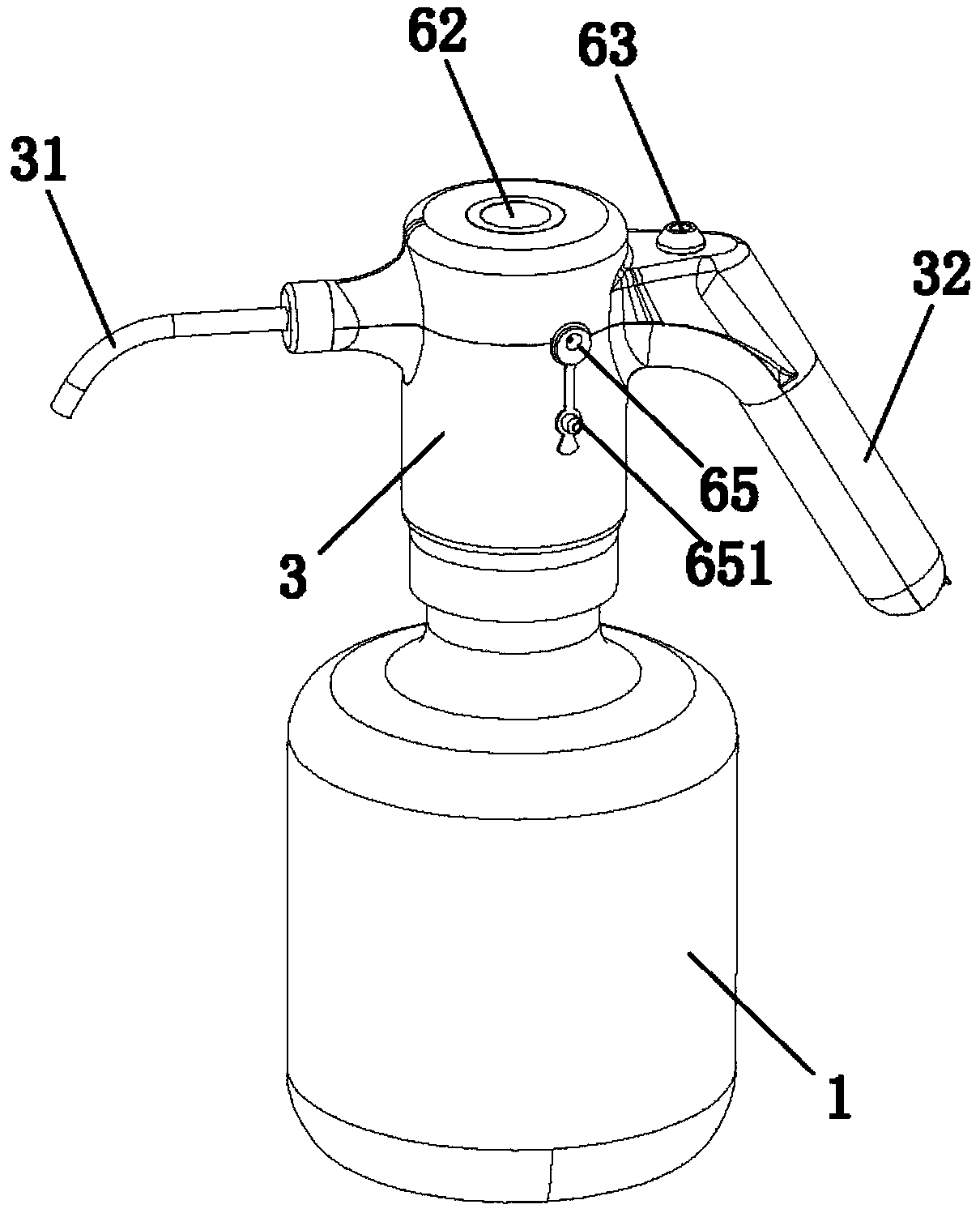 Portable metering electric water purification kettle and working method thereof