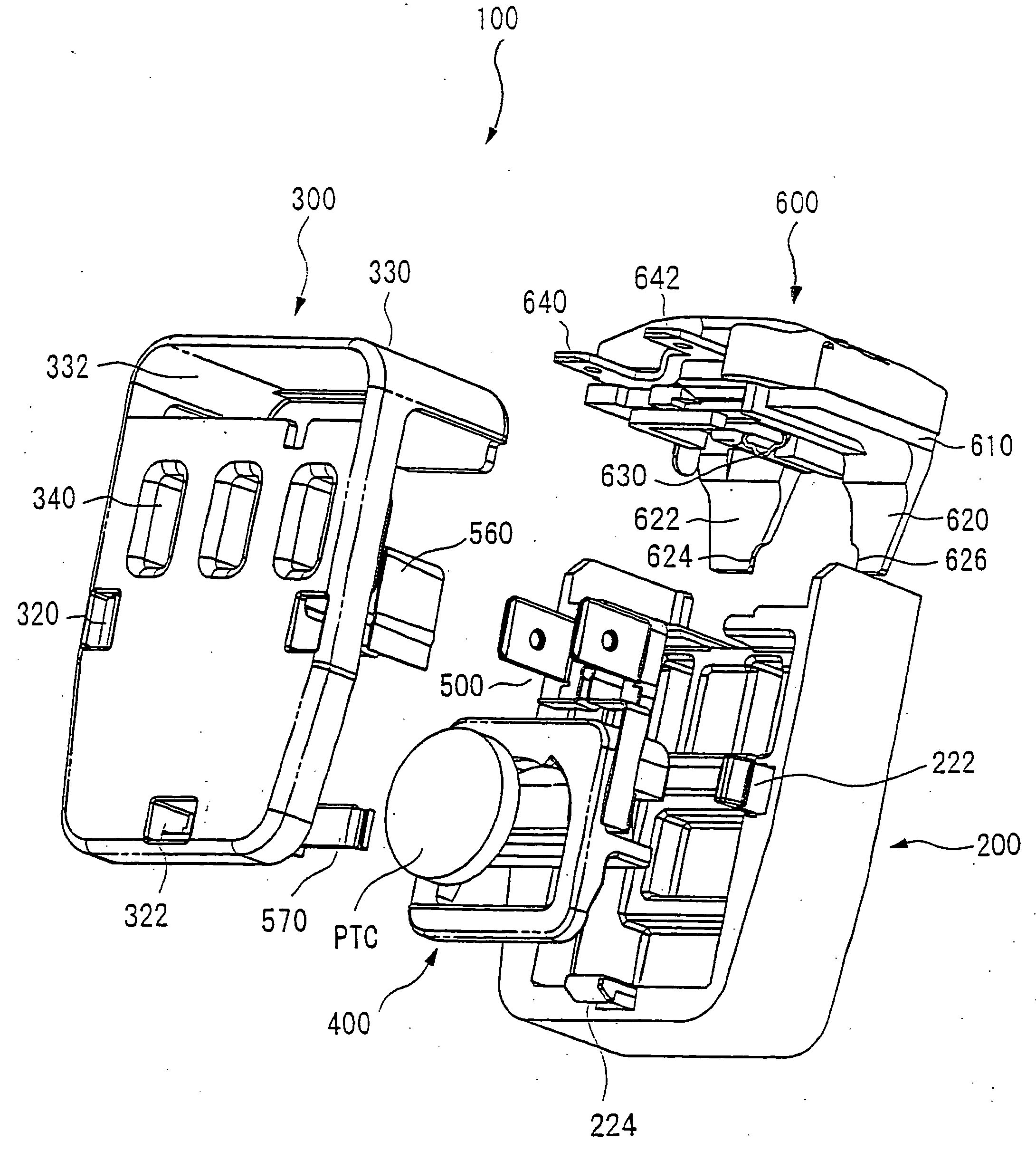 Motor start relay and an electric compressor using same