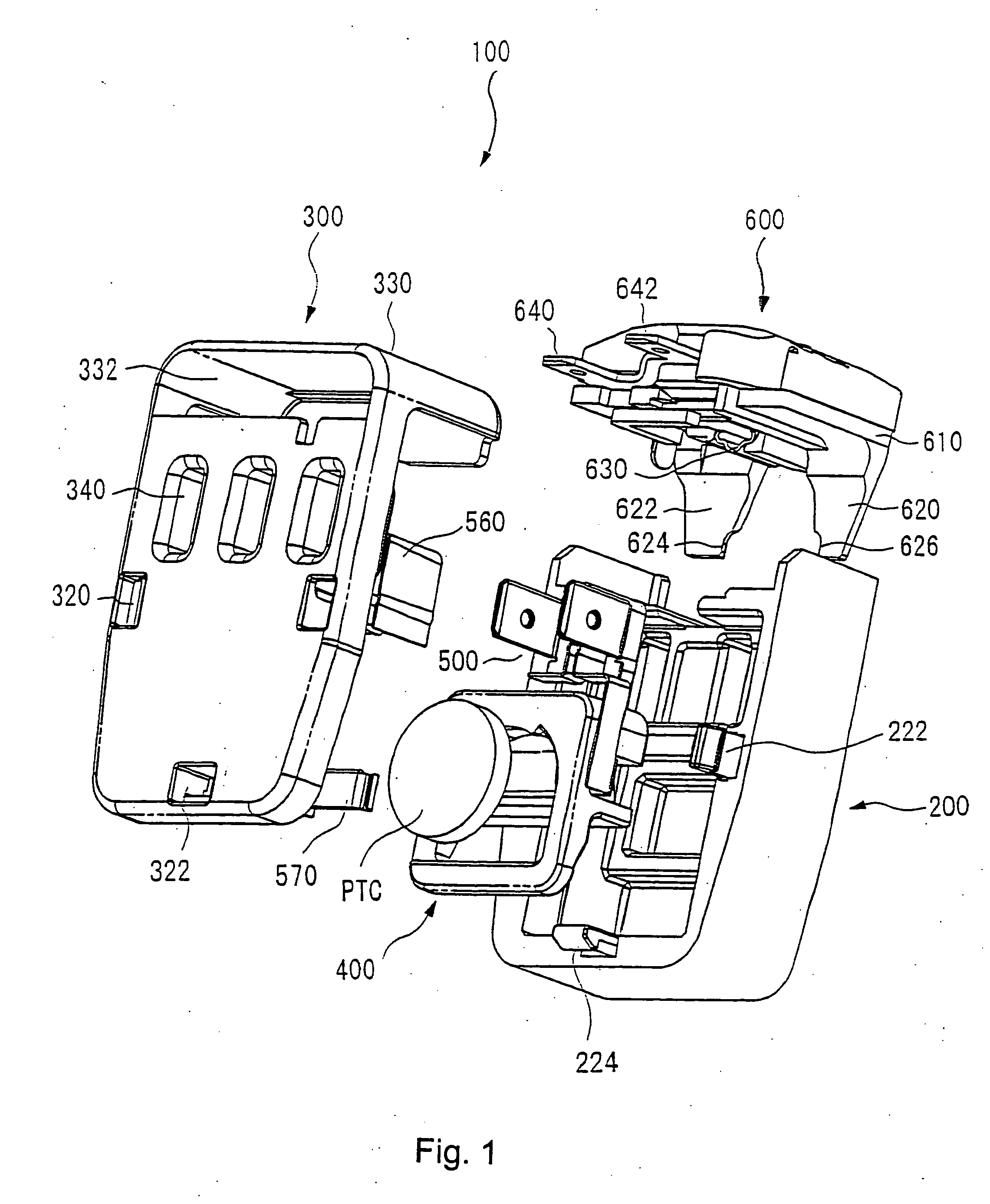Motor start relay and an electric compressor using same