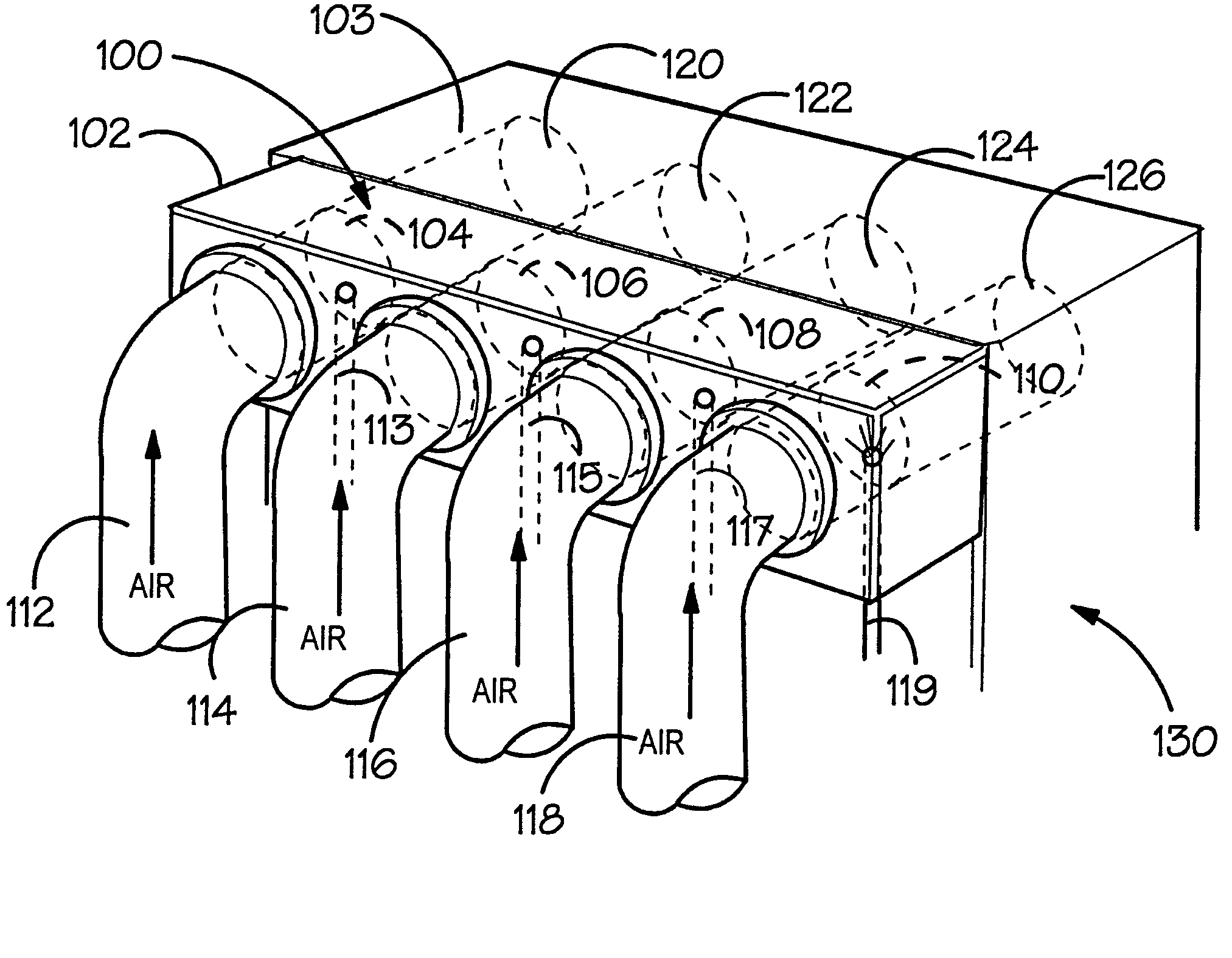 Induction regulator block