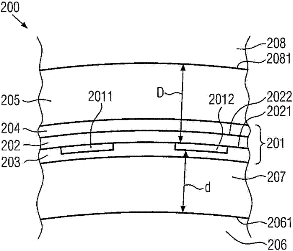 Passive sensing means for a physiological parameter monitoring system