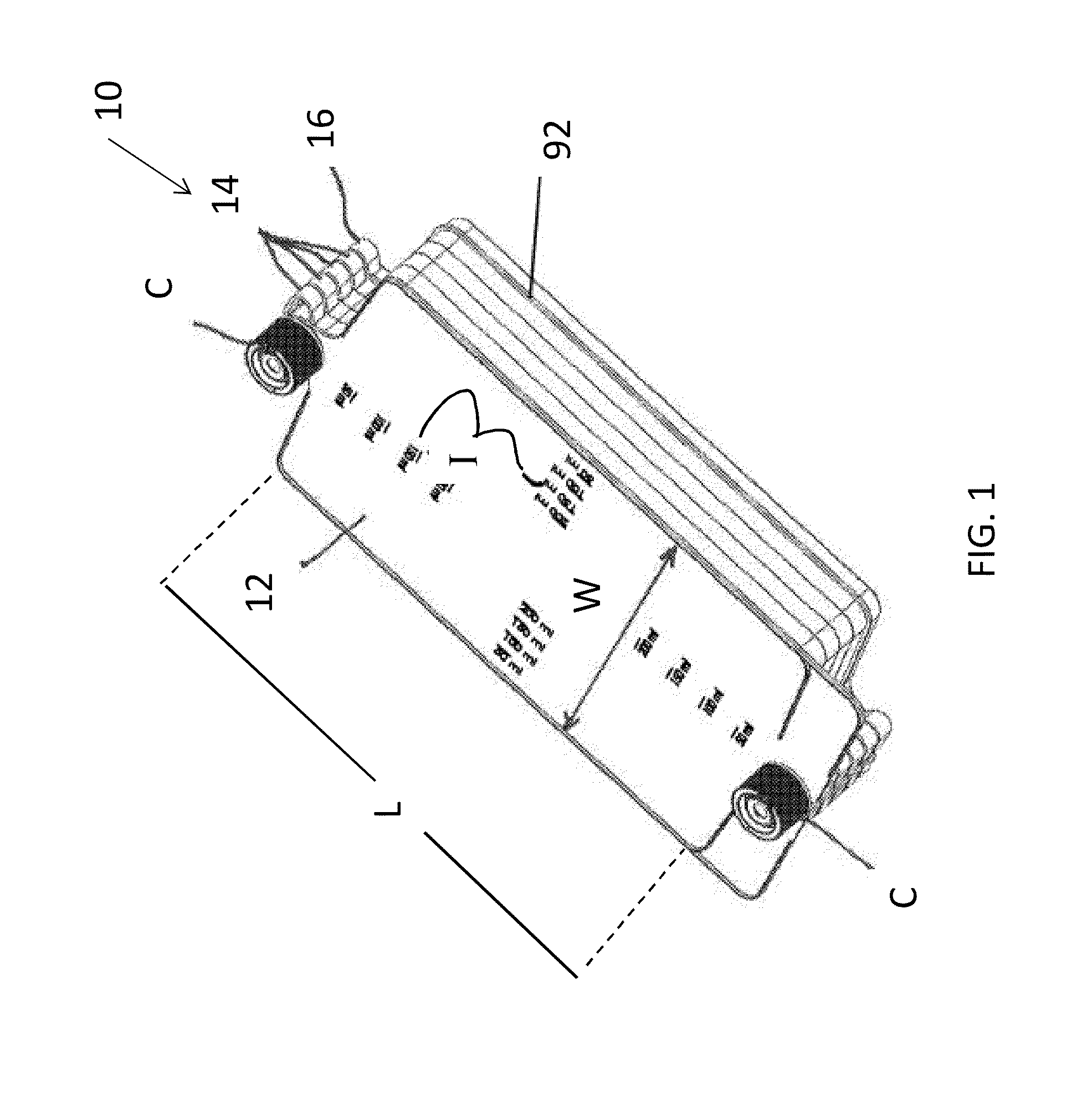 Multi-layered cell culture vessel with manifold grips