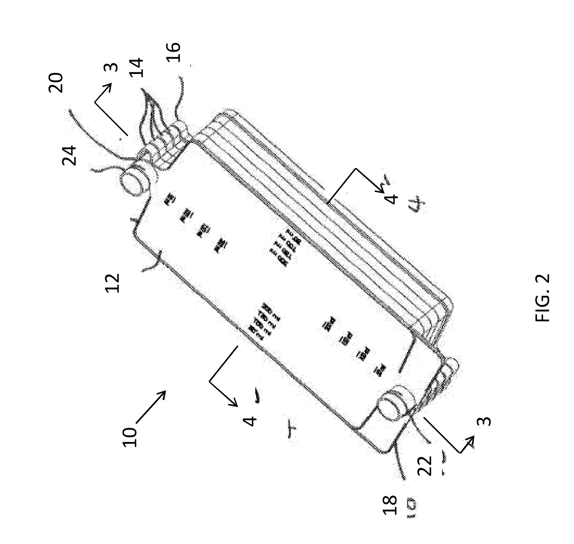 Multi-layered cell culture vessel with manifold grips