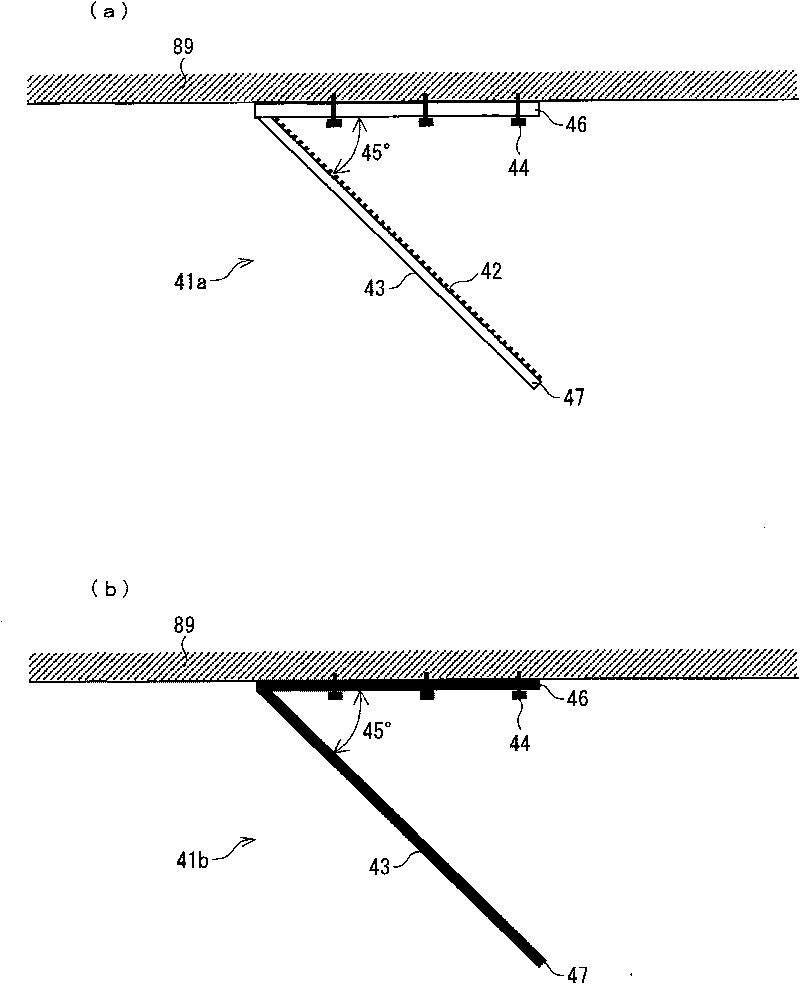 Millimeter wave transceiving system and reflecting plate