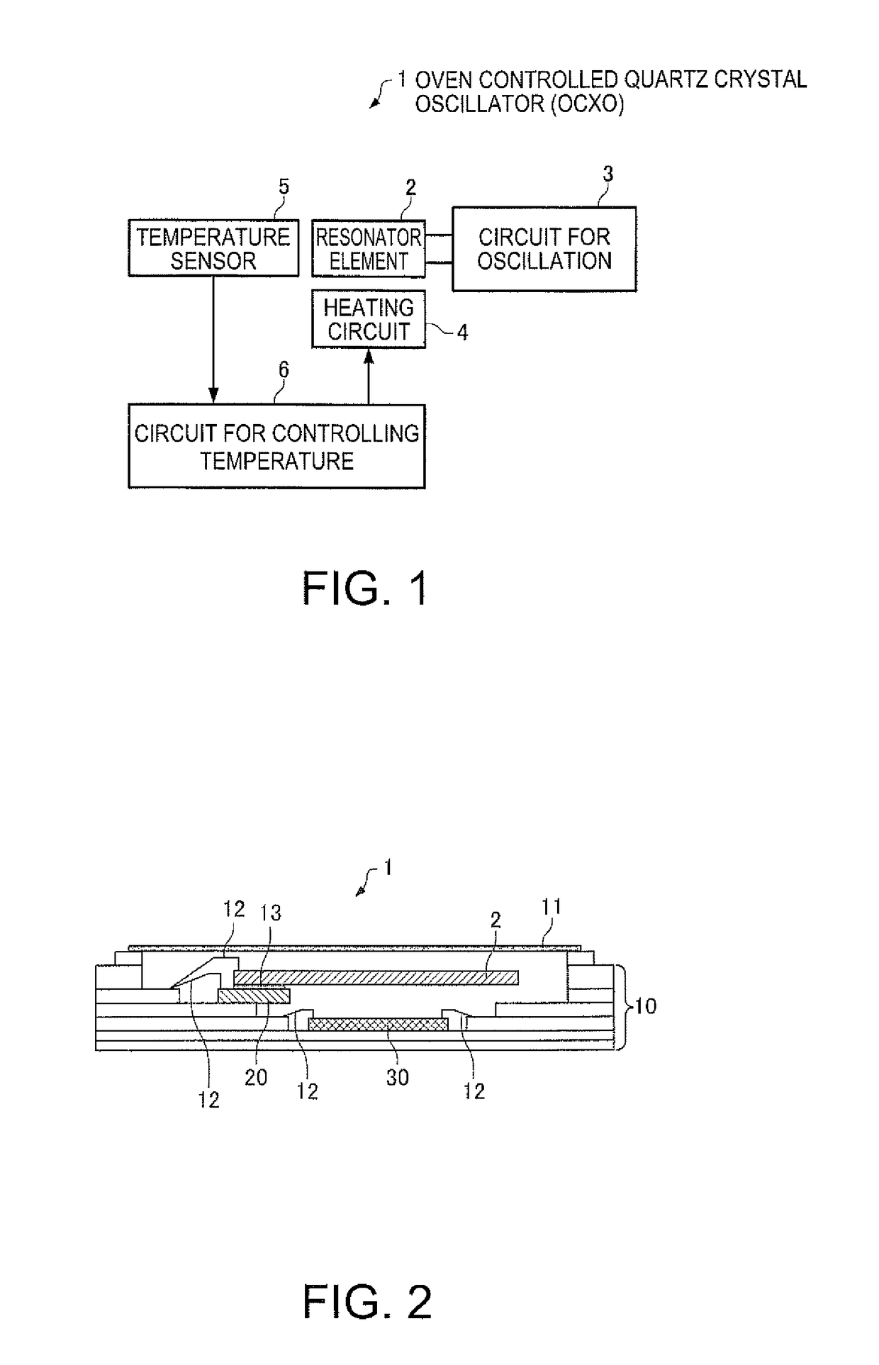 Heating body, resonation device, electronic apparatus, and moving object