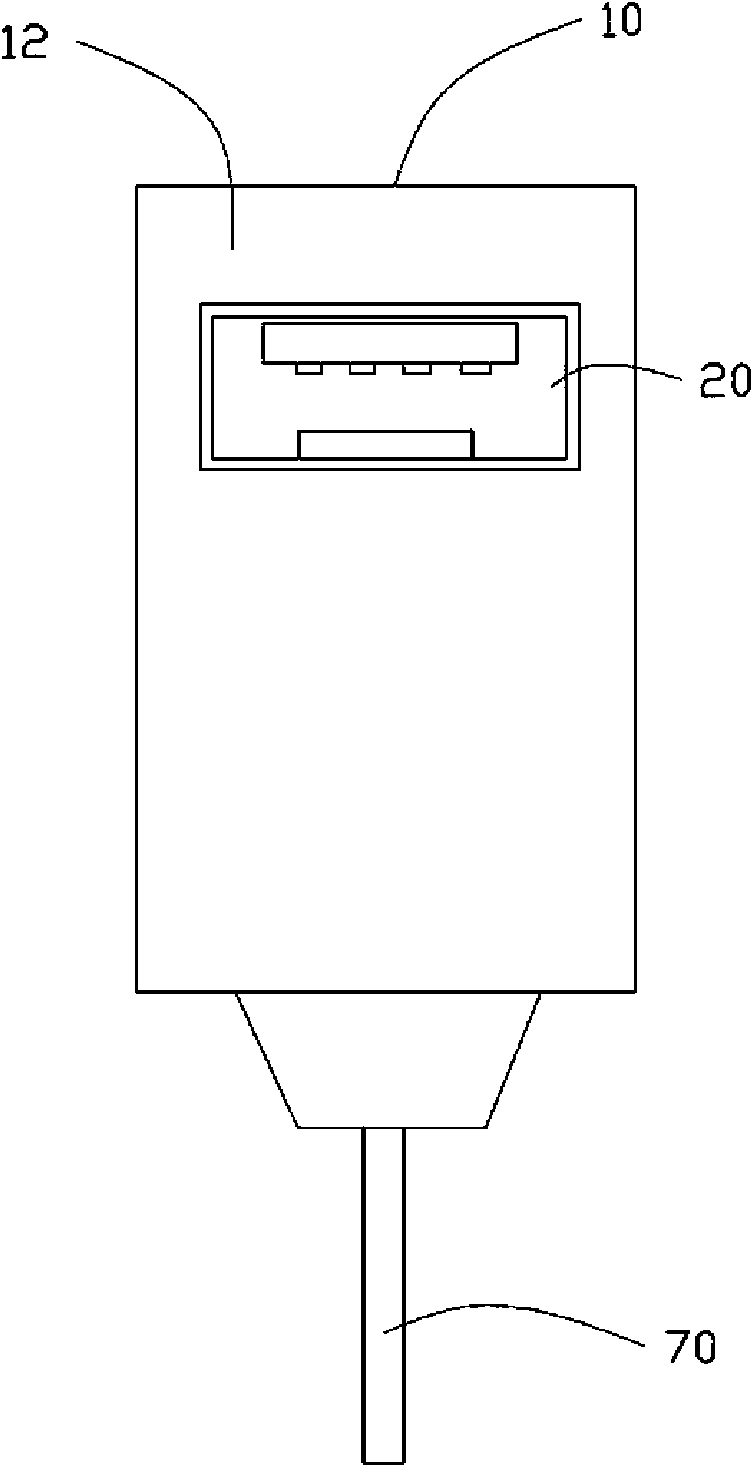 Connector of power adapter