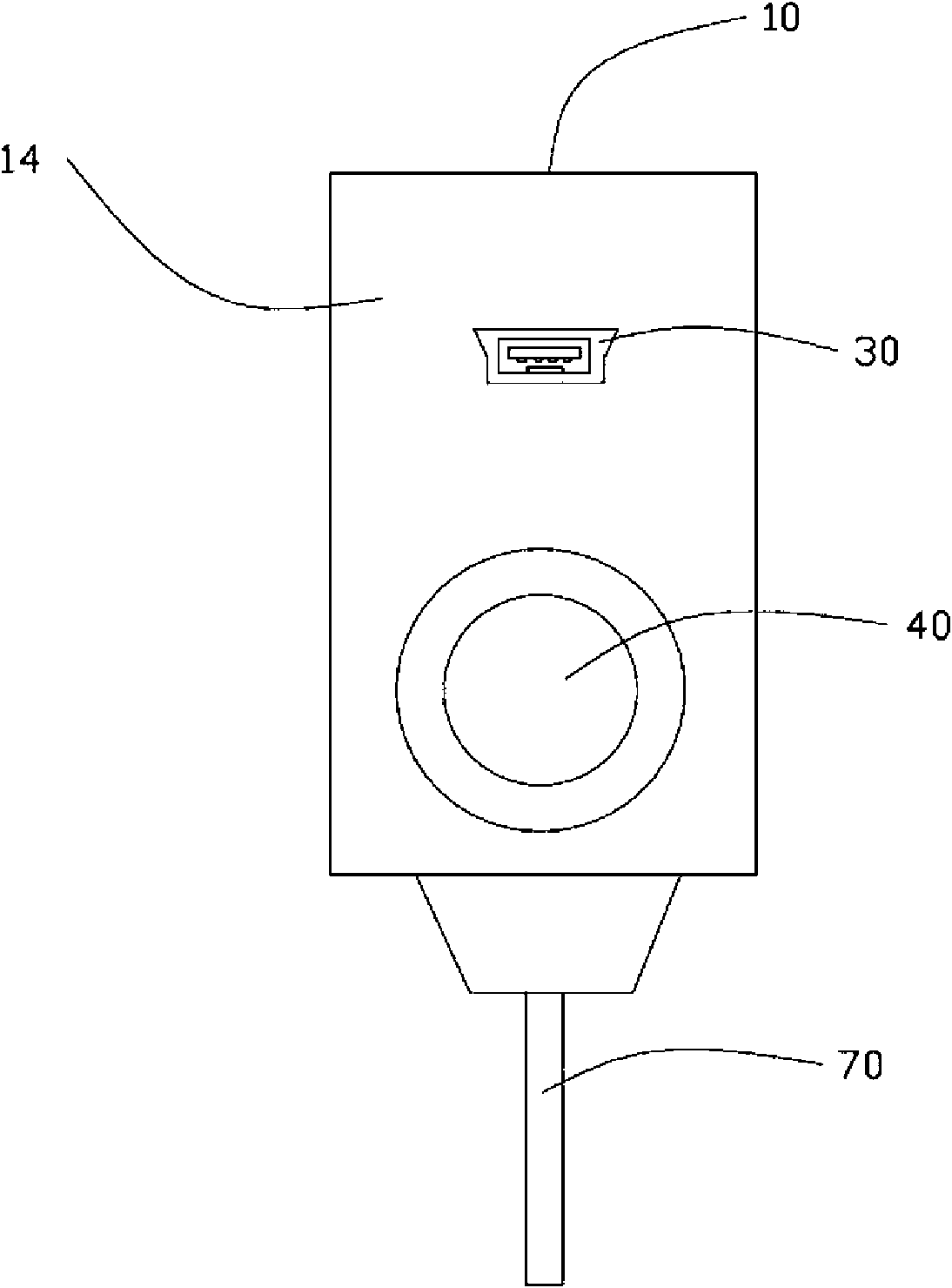 Connector of power adapter
