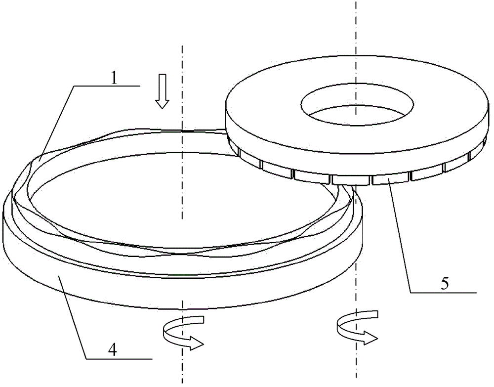 Machining method for complex surface of fluid dynamic pressure and static pressure combined mechanical seal ring for nuclear main pump