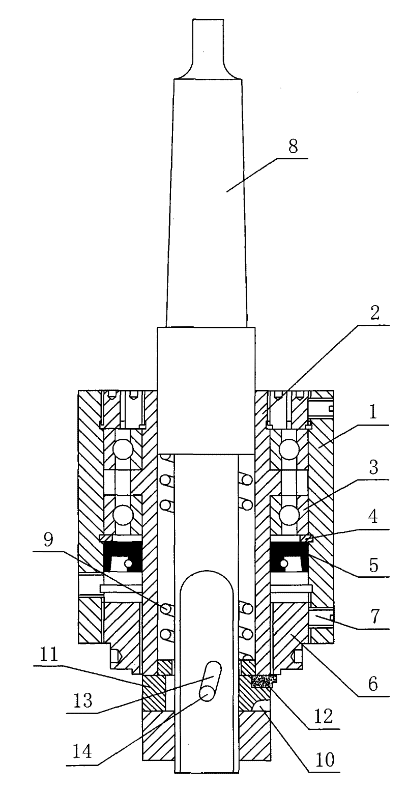 Dedicated tool for machining clamp spring slot