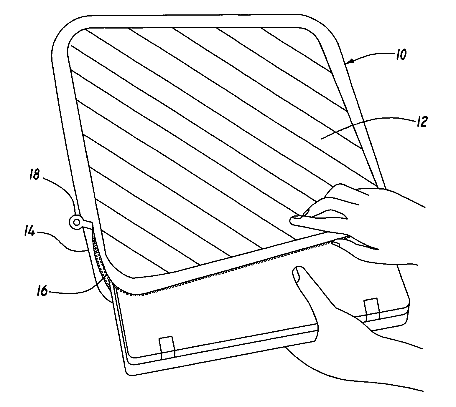 Cooling pad for laptop computer