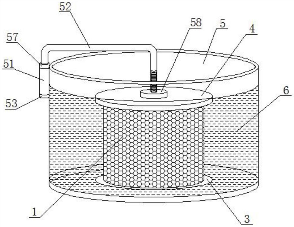 Water-permeable sleeve device for indoor test