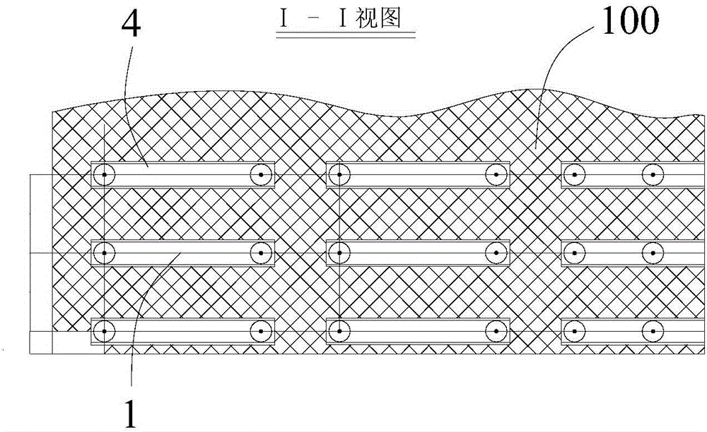 The support structure and support method of the middle rock pillar at the roadway intersection