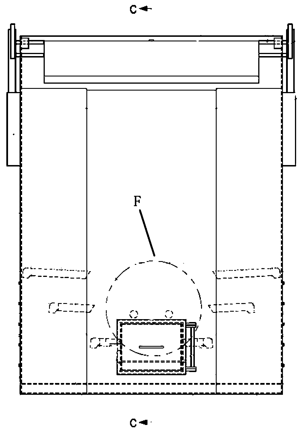 Medical magnetization waste processing device