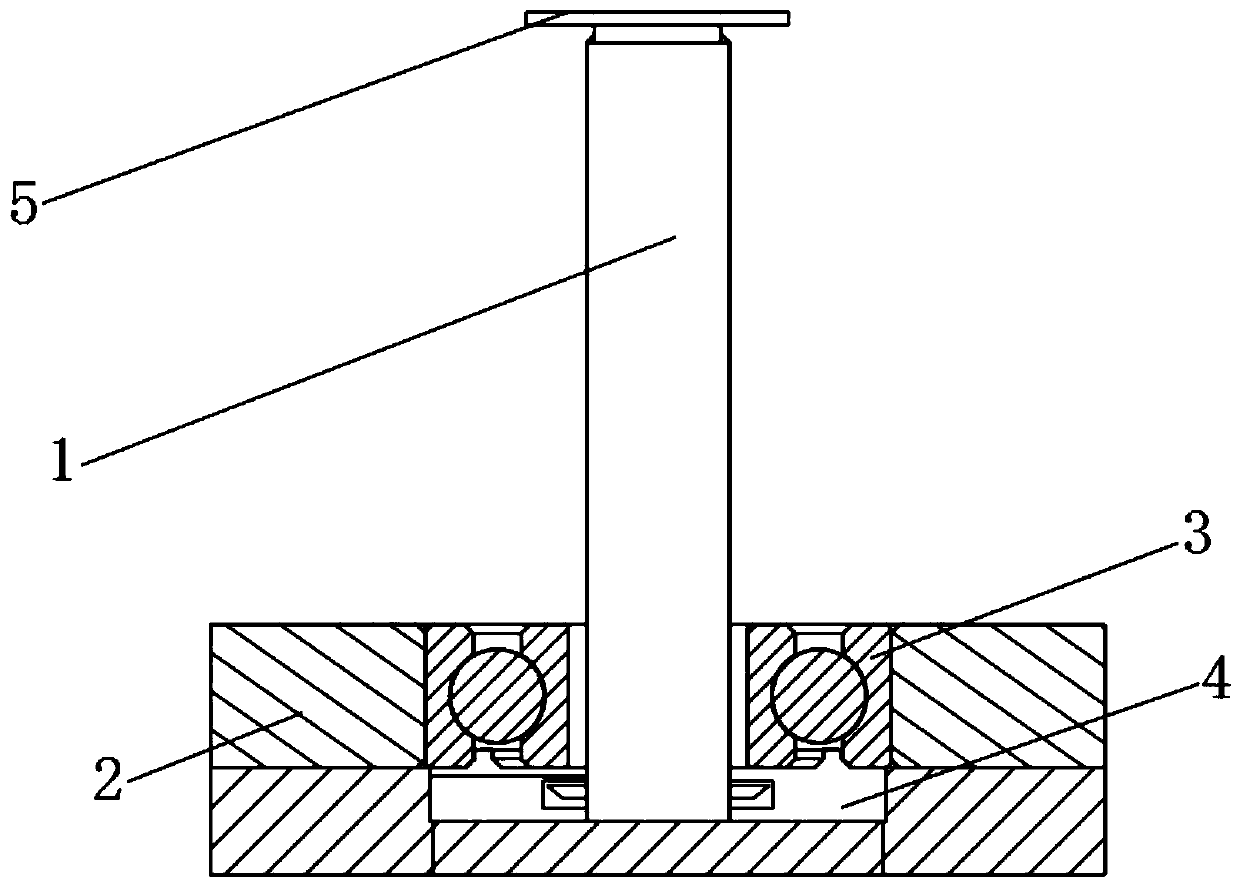 Device capable of lowering damage to bearing for bearing disassembly