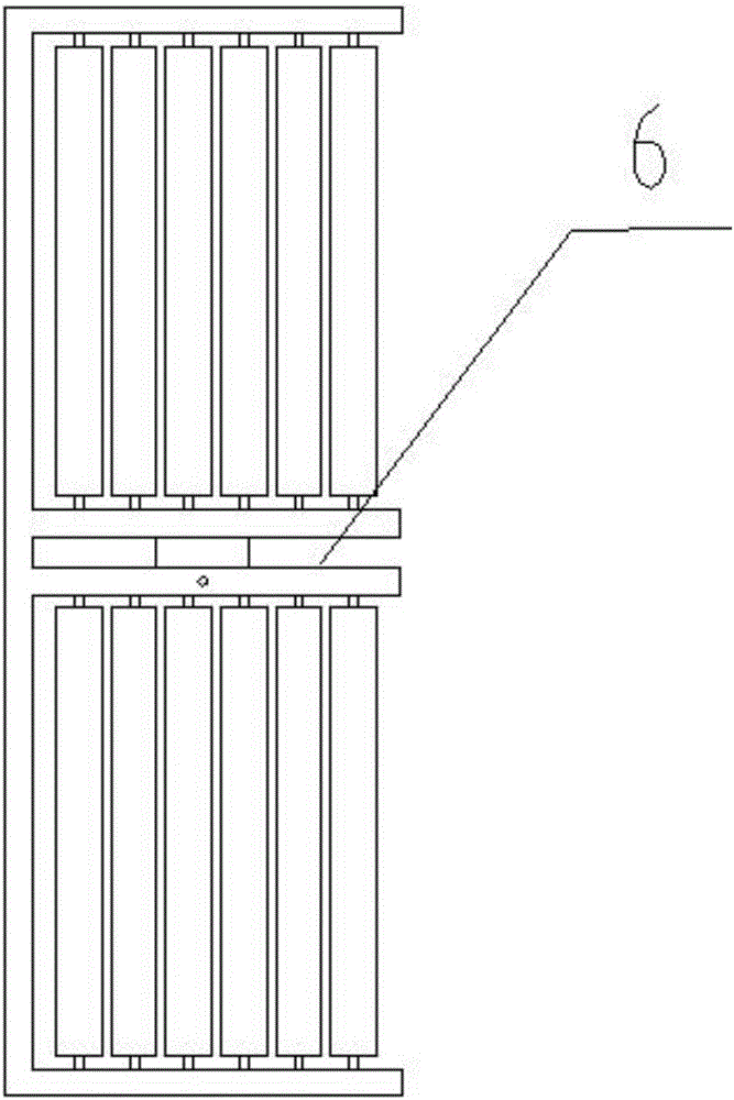 Novel bearing cap finished product box conveying rack