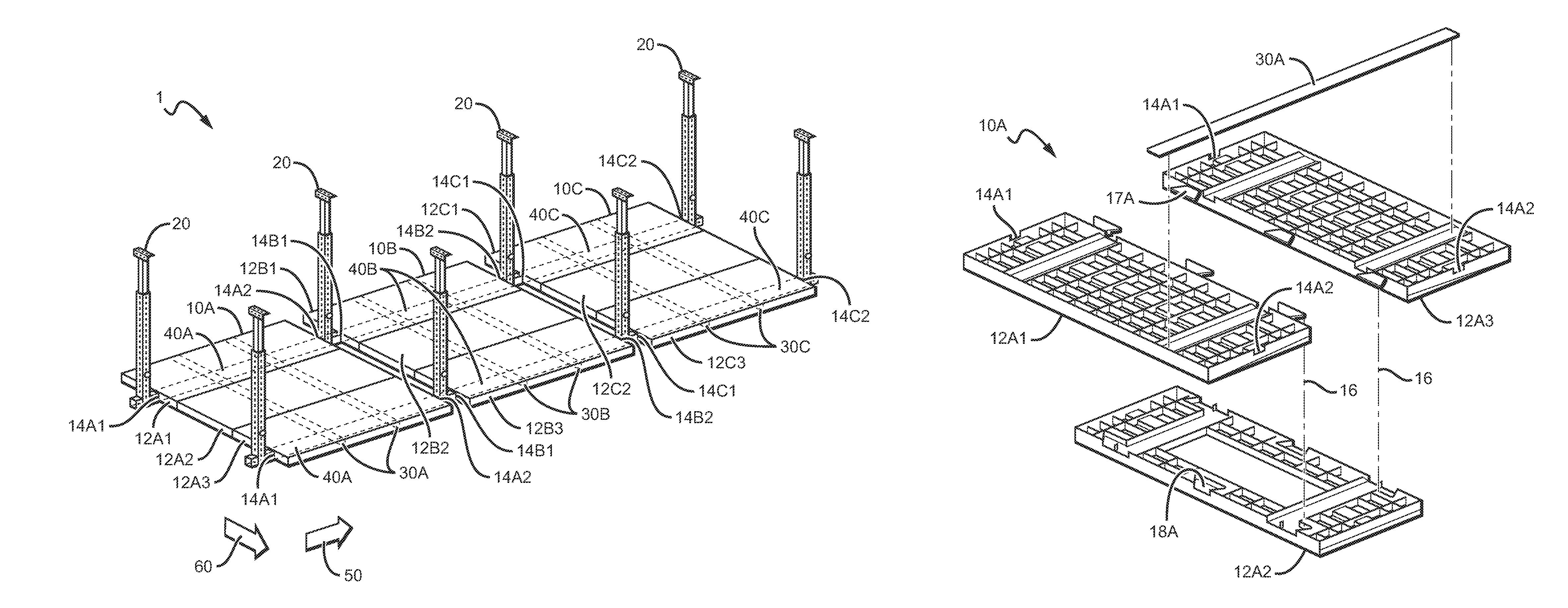 Modular overhead storage