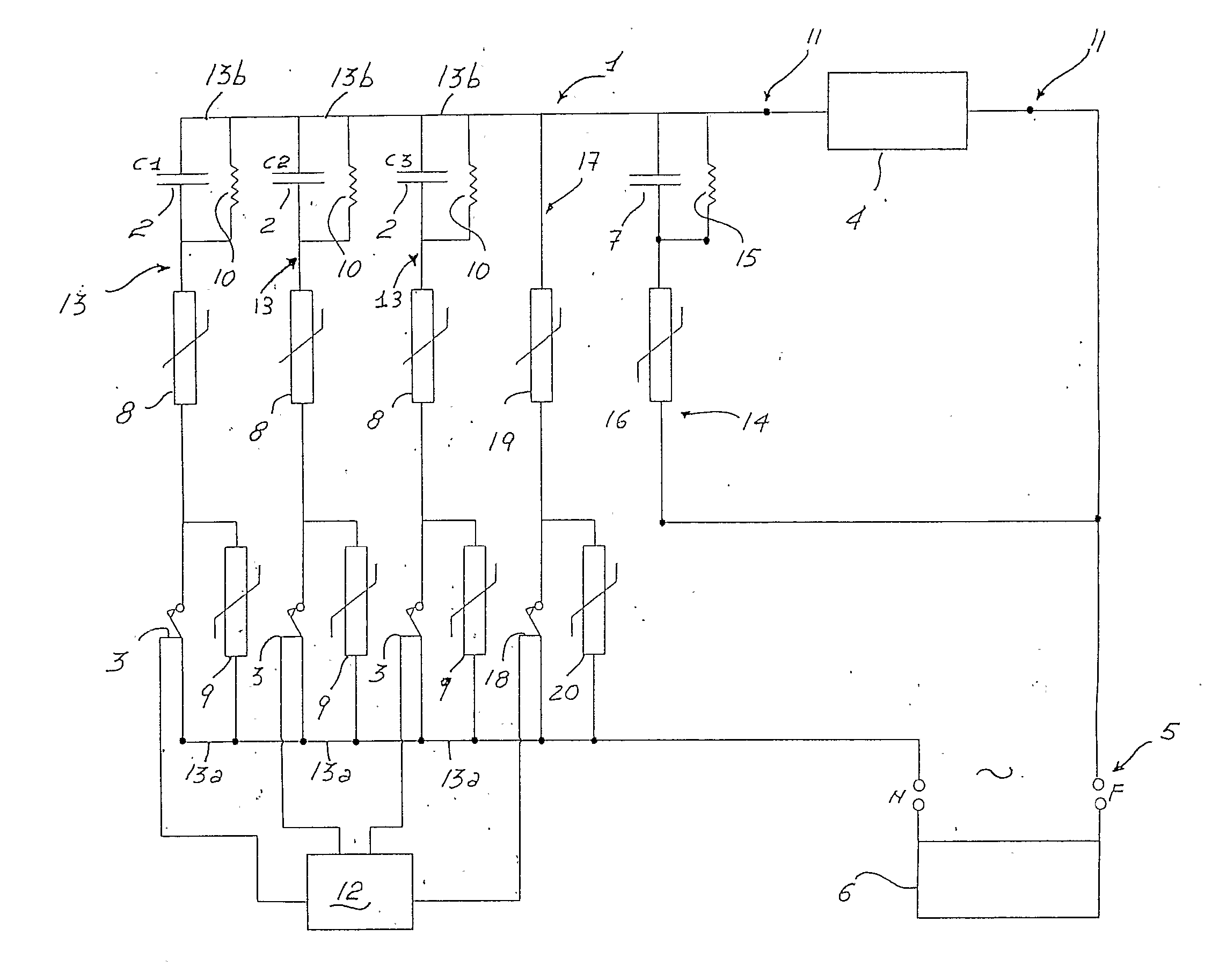 Circuit For The Sinusodial Regulation Of The Electrical Power Supplied To A Load