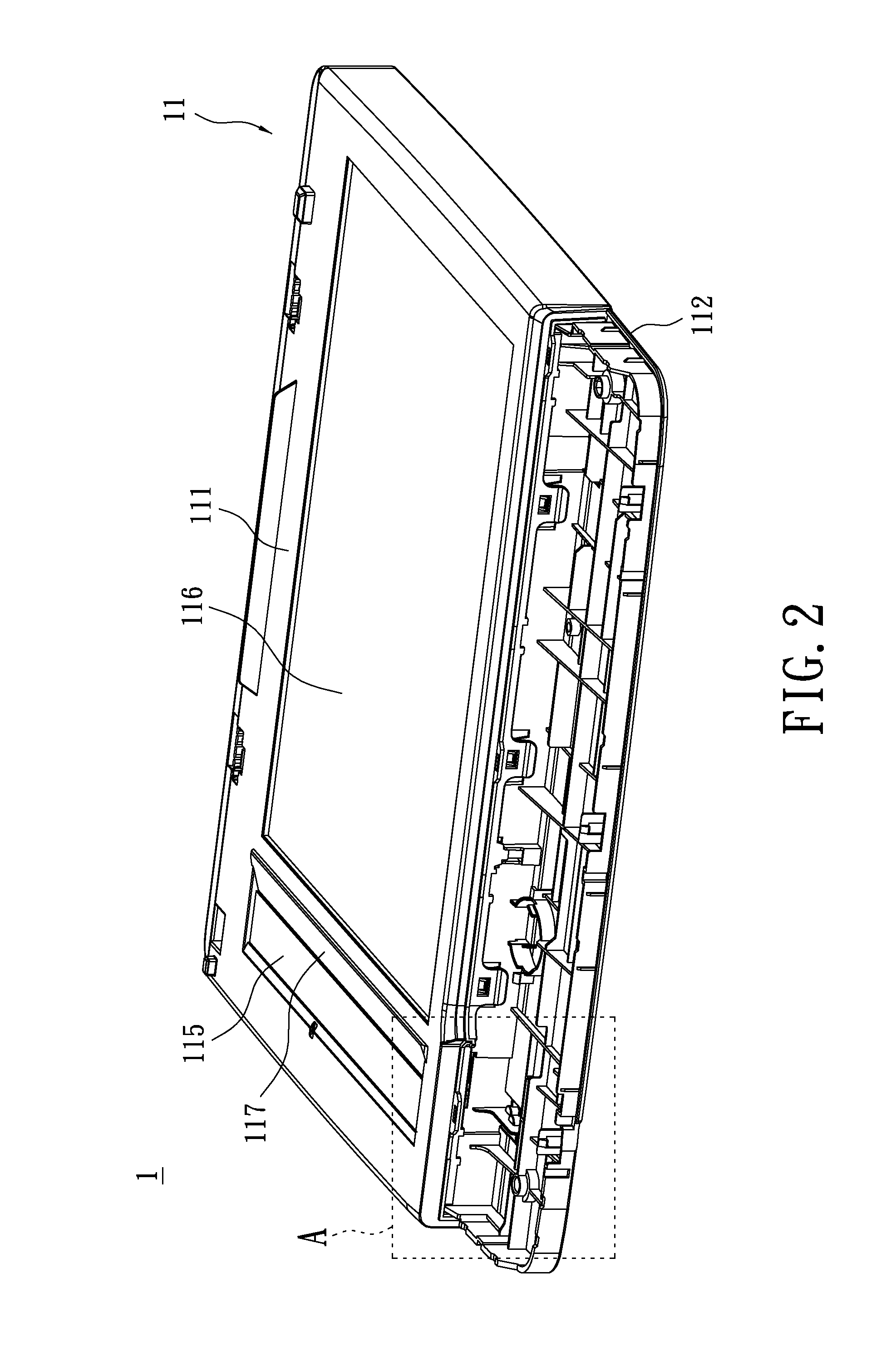 Image capturing device having improved bridge structure