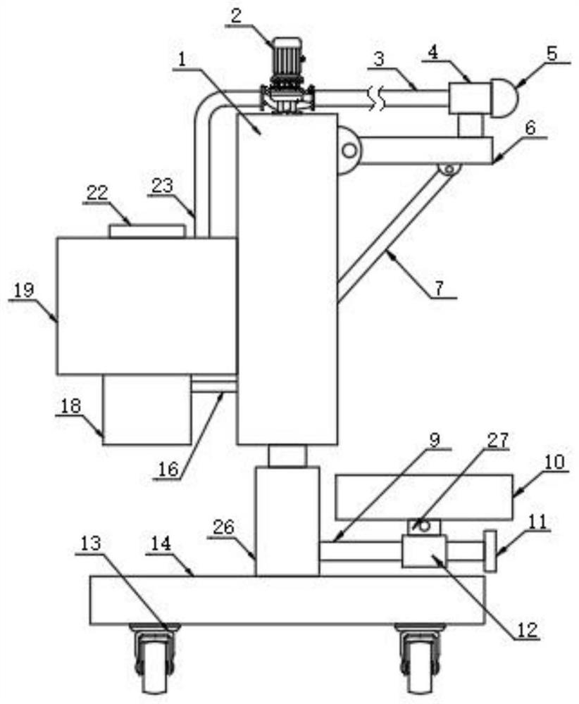 All-dimensional pesticide spraying equipment for passion fruit planting