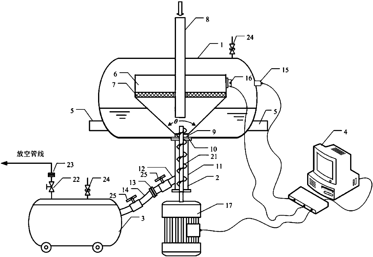 Sulfur separating and discharging device for high-sulfur gas field