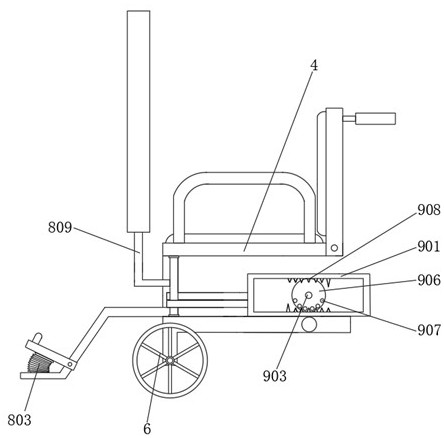 Wheelchair for upper and lower limb medical rehabilitation