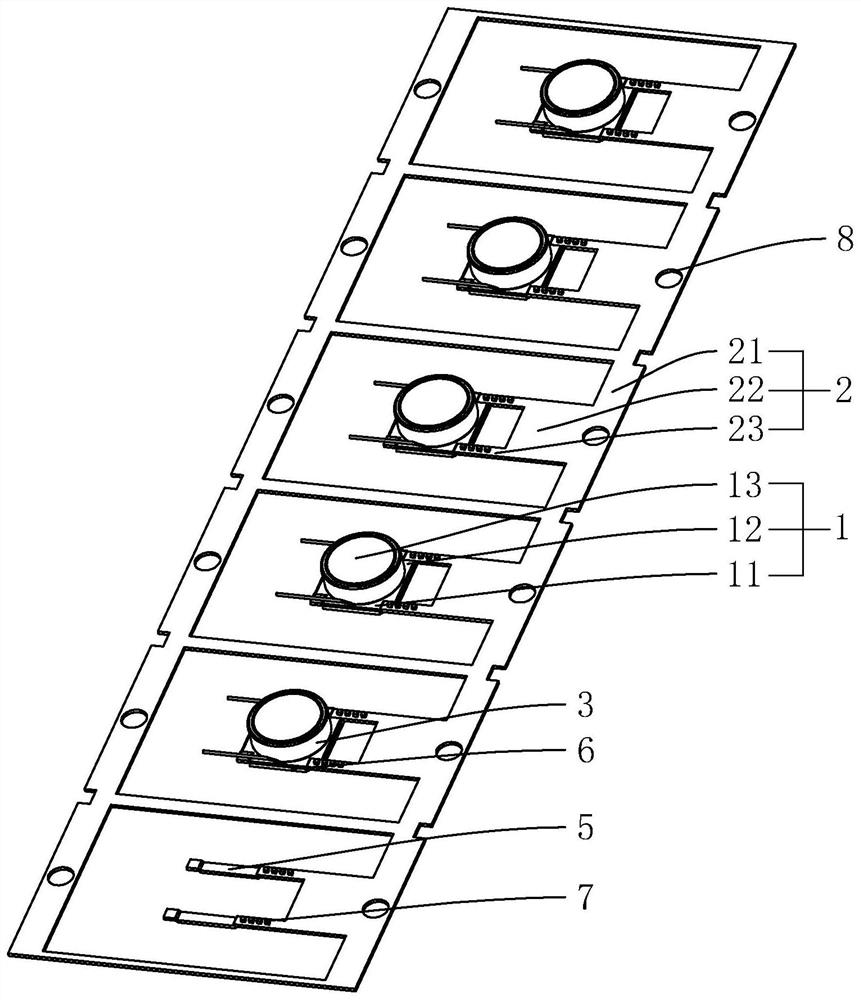 Prefabrication process of coil pin