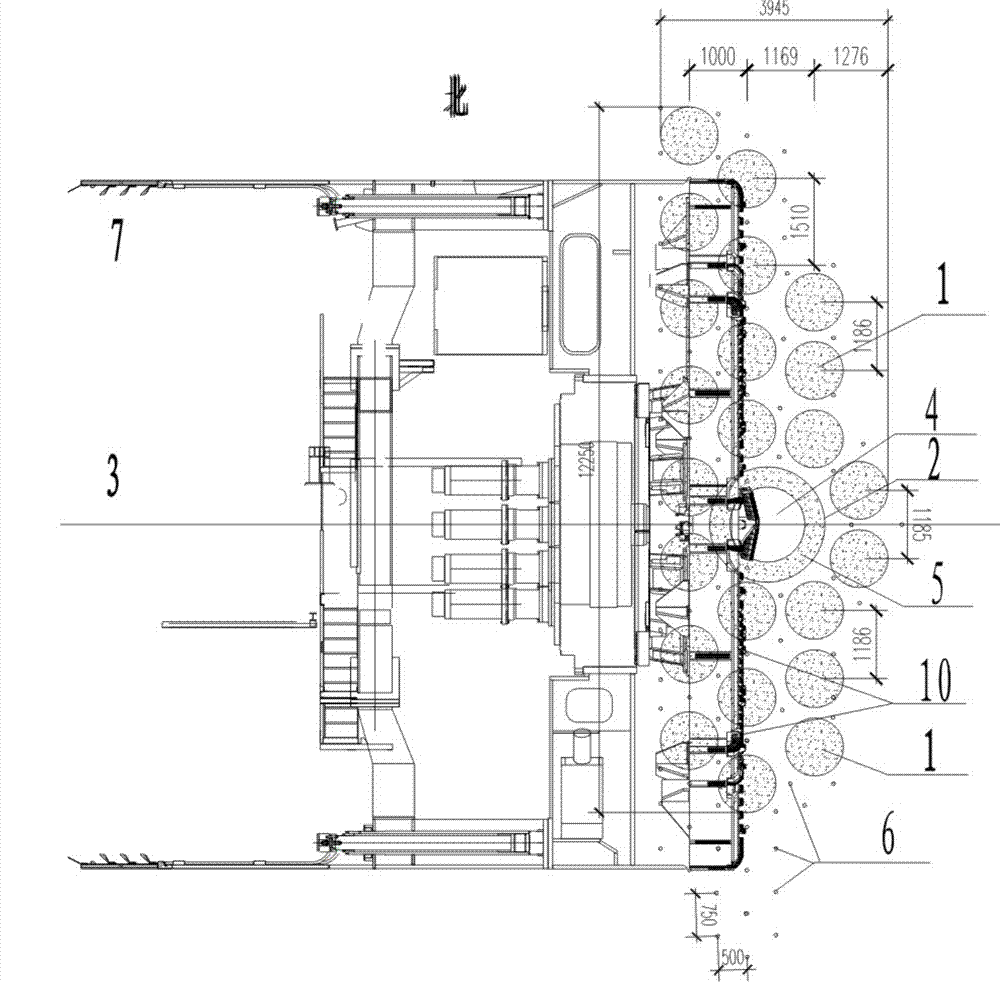 Mechanical shaft-forming method of shield cutterhead maintenance shaft in tunnel and underground construction