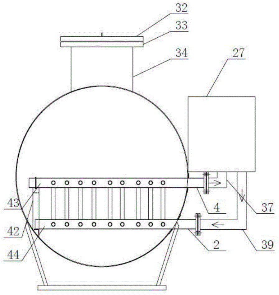 Heavy-oil transfer oil storage tank with heating function