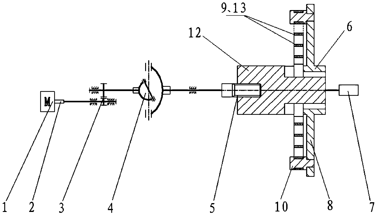 Pre-tightening device for eliminating transmission chain gaps