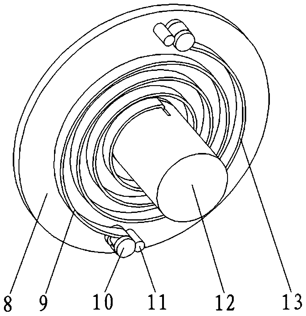 Pre-tightening device for eliminating transmission chain gaps