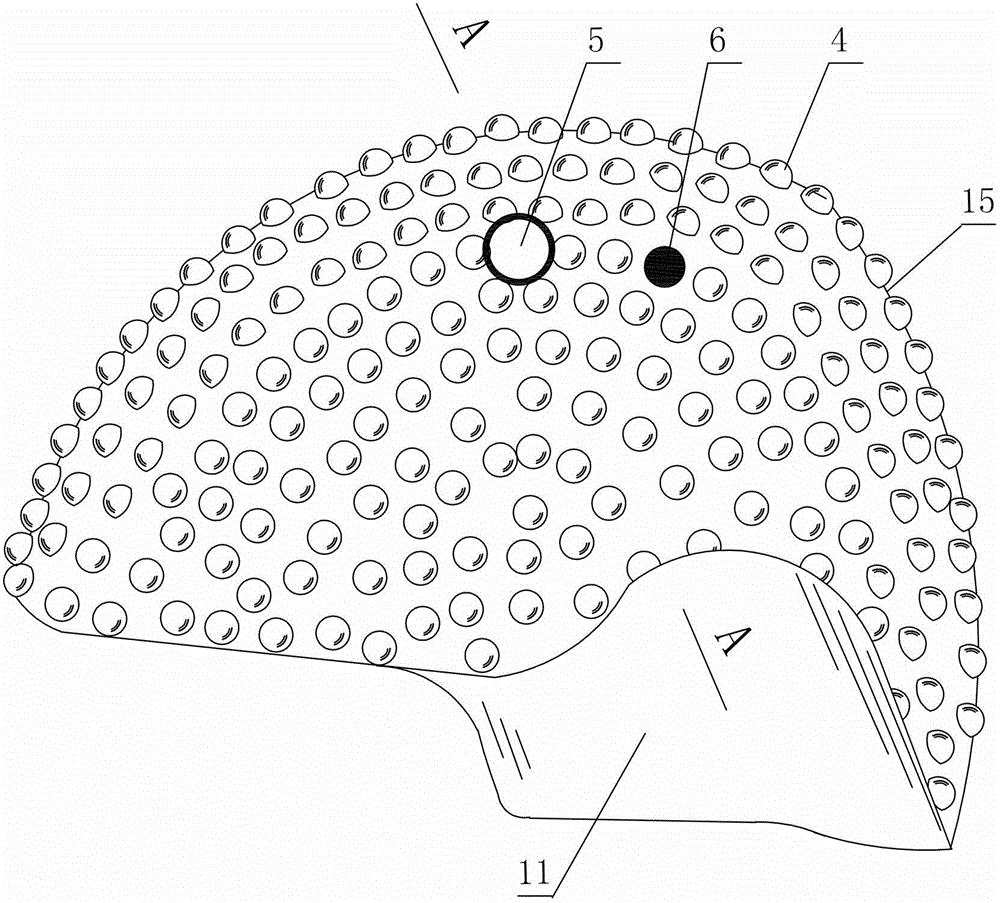 Shockproof thermoplastic helmet liner and manufacturing method thereof