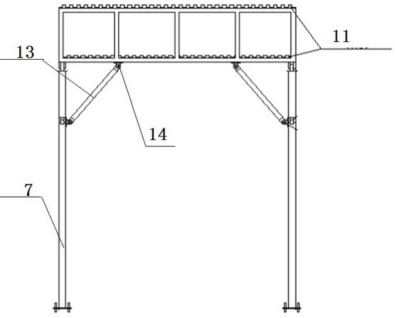 Steel bar machining protective shed convenient to disassemble and assemble