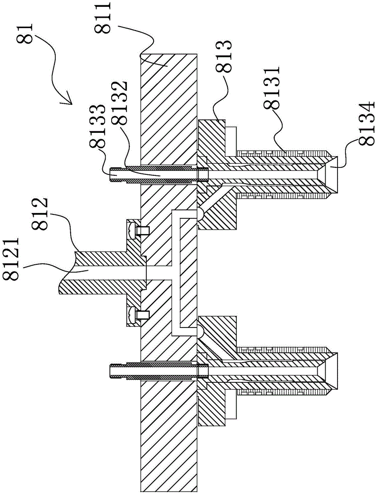 Automatic efficient melt electrostatic spinning device