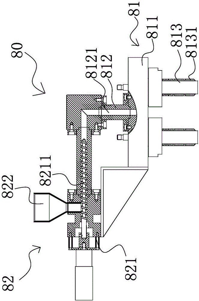 Automatic efficient melt electrostatic spinning device