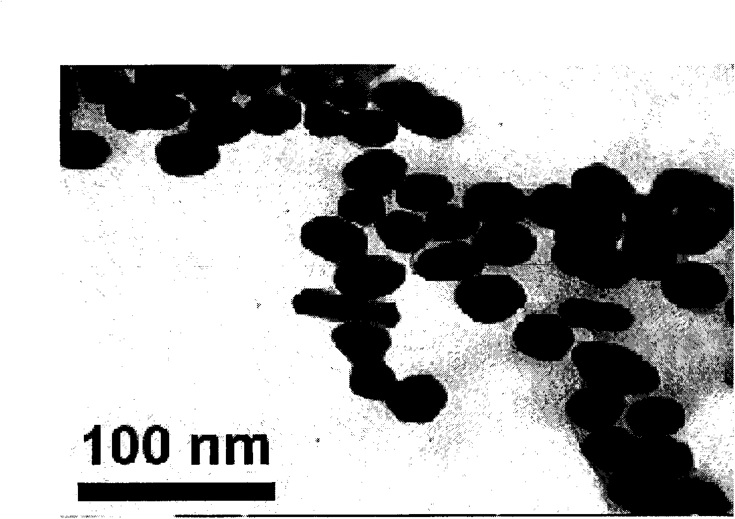 Method for preparing nanometer silver powder by using &lt;60&gt;Co-gamma rays in aqueous solution