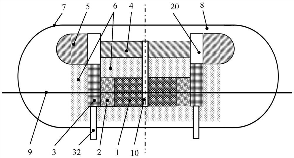 Nuclear heat thermo-acoustic power generation system