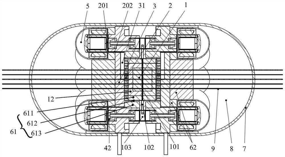 Nuclear heat thermo-acoustic power generation system