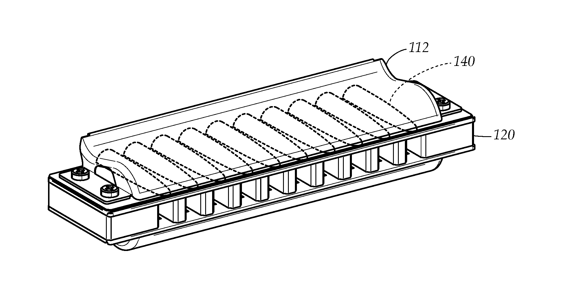 Method of retrofitting a harmonica