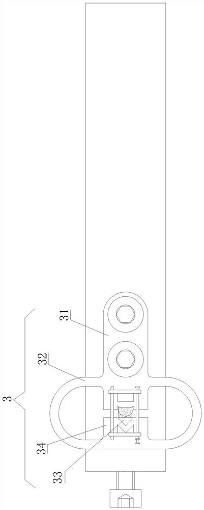 Grinding fixture of semicircular boring cutter and clamping process thereof