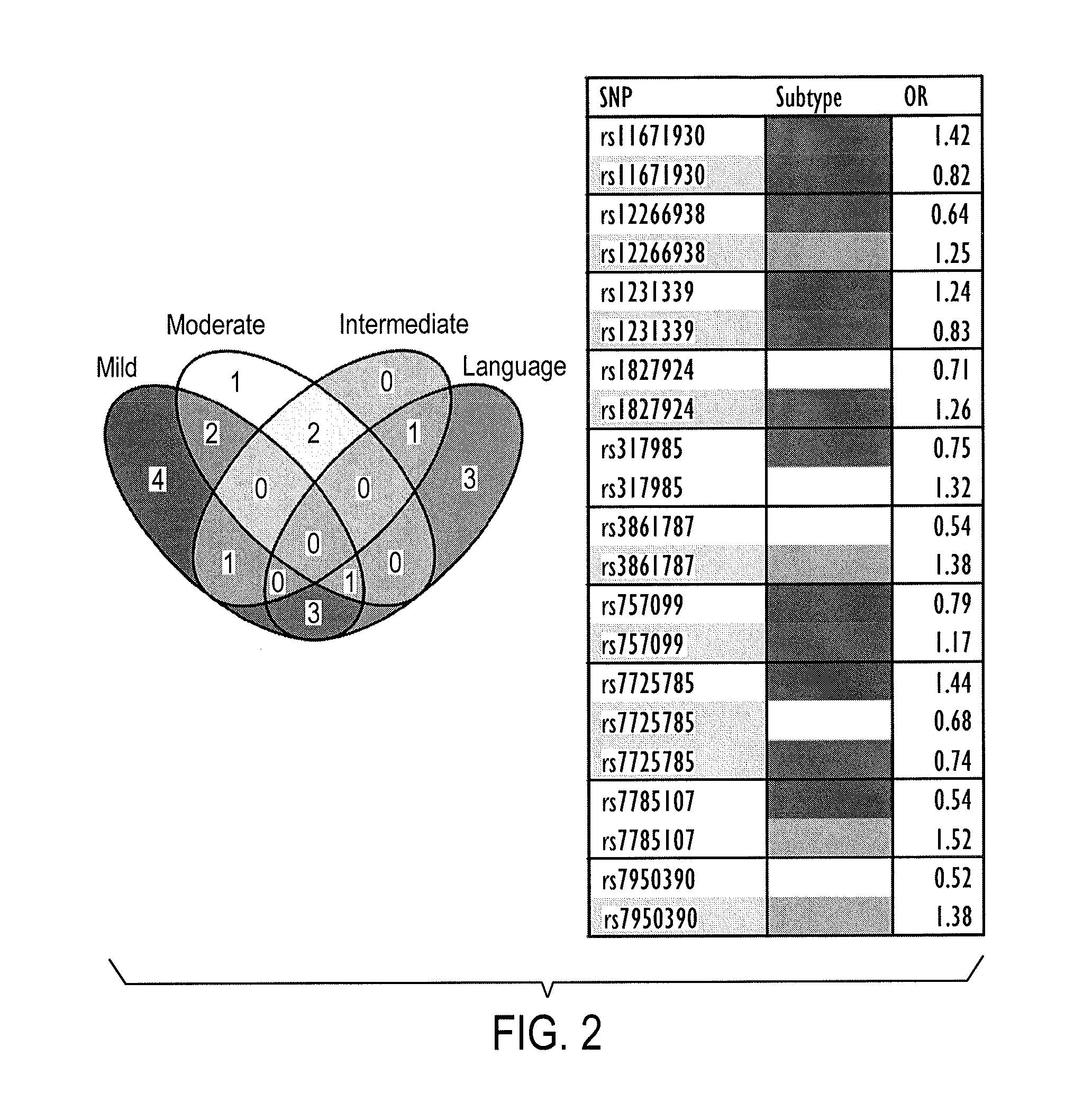 Single Nucleotide Polymorphism Biomarkers for Diagnosing Autism