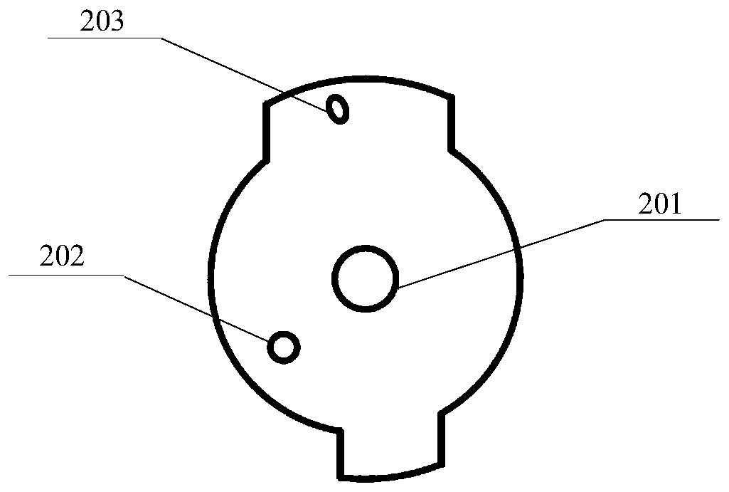 Method for detecting the position of oblique holes in parts