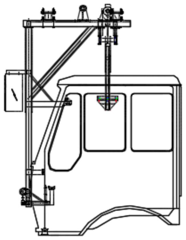 Flexible lifting appliance for cab