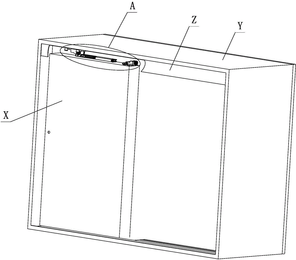Anti-jumping stable adjusting structure for furniture sliding door