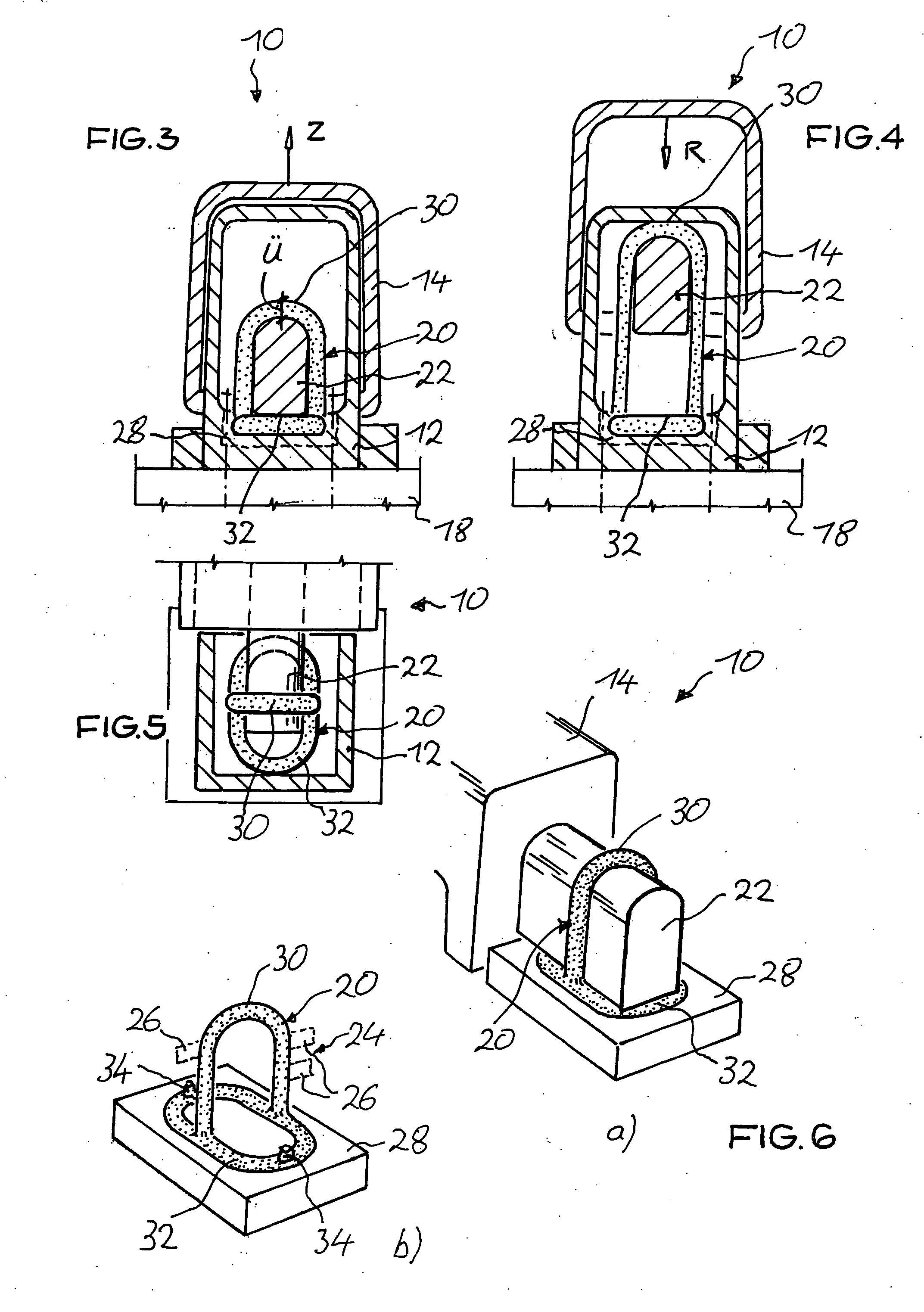 Component for vehicle interiors, in particular roof handle