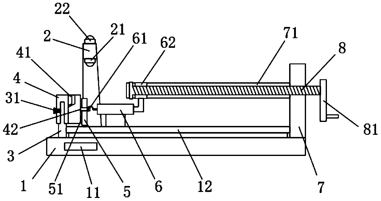 Adhesive force detection device for UV glue