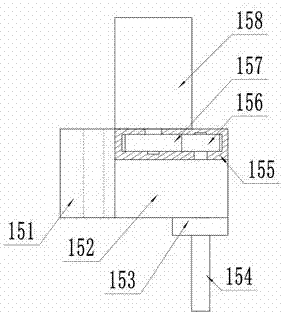 Voucher stapling device and voucher pressing device